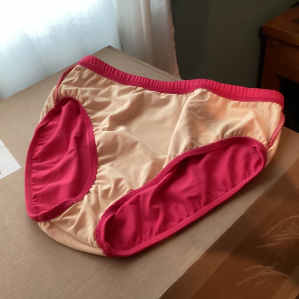 LANDS END  Ladies Sz 14 TANKINI SET dark pink - Picture 4 of 10